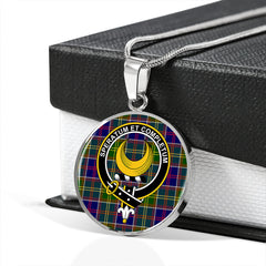 Arnott Tartan Crest Circle Necklace