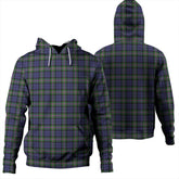 Baird Modern Tartan Plaid Hoodie
