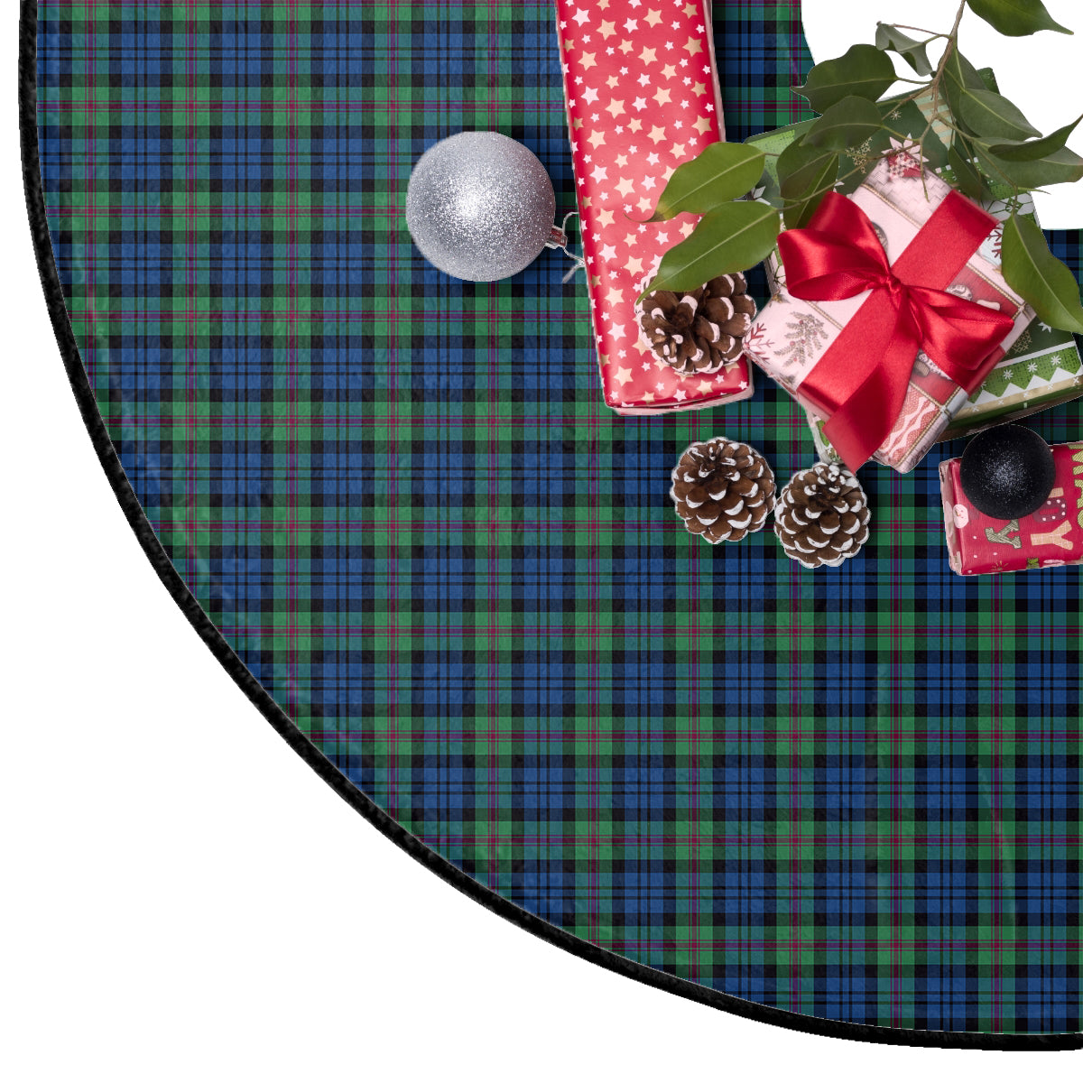 Baird Ancient Tartan Plaid Christmas Tree Skirt