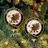 Bannatyne Tartan Crest Wood Acrylic Ornament