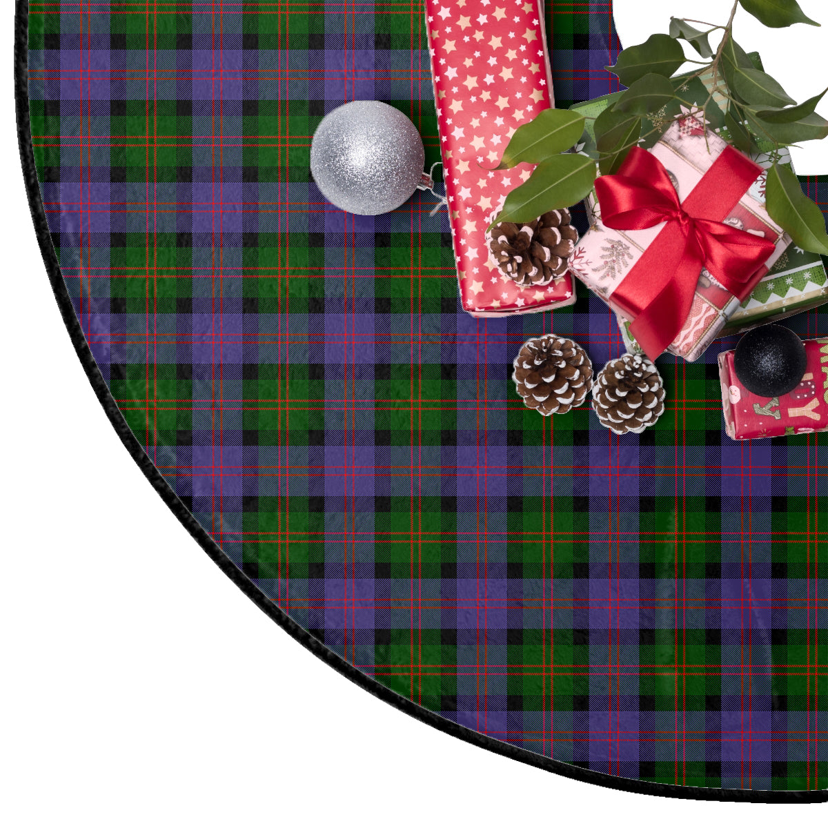 Blair Modern Tartan Plaid Christmas Tree Skirt
