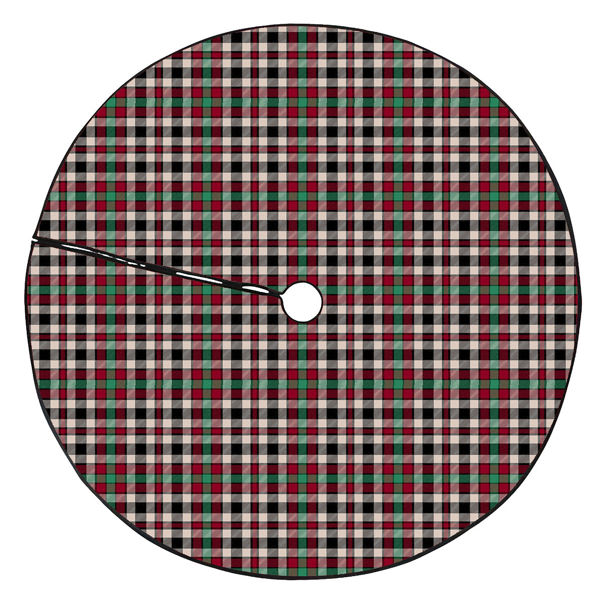 Borthwick Dress Ancient Tartan Plaid Christmas Tree Skirt
