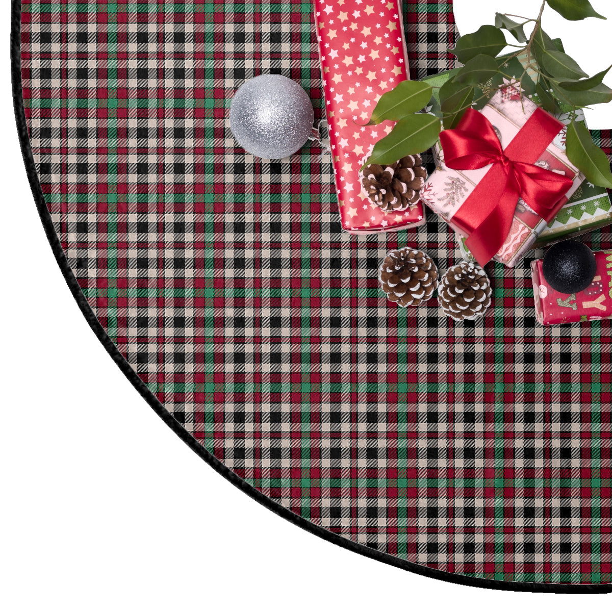Borthwick Dress Ancient Tartan Plaid Christmas Tree Skirt