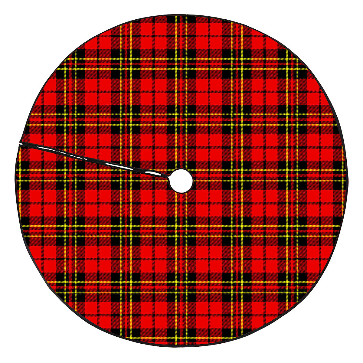 Brodie Modern Tartan Plaid Christmas Tree Skirt