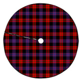 Broun Modern Tartan Plaid Christmas Tree Skirt