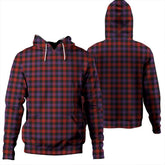 Brown Modern Tartan Plaid Hoodie