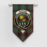 Buchan Ancient Tartan Crest Gonfalon