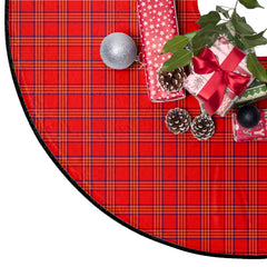 Burnett Modern Tartan Plaid Christmas Tree Skirt