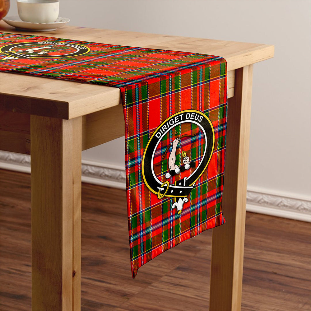 Butter Tartan Crest Table Runner