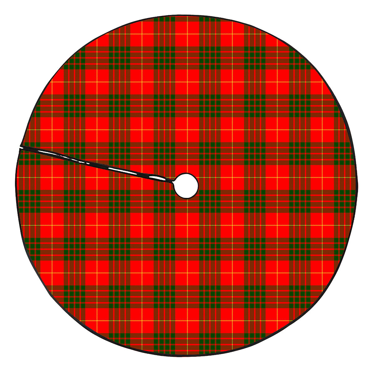 Cameron Modern Tartan Plaid Christmas Tree Skirt