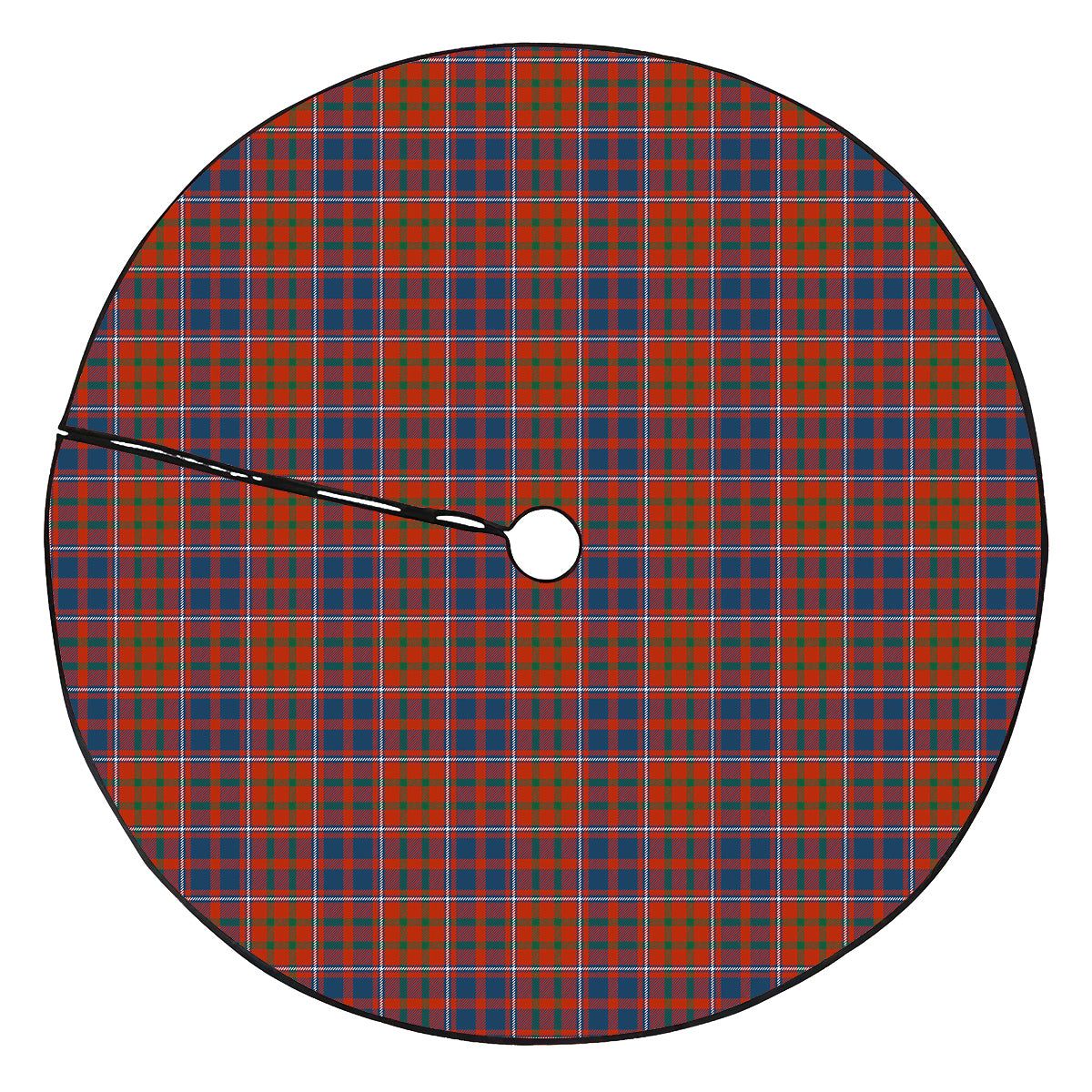 Cameron of Lochiel Ancient Tartan Plaid Christmas Tree Skirt