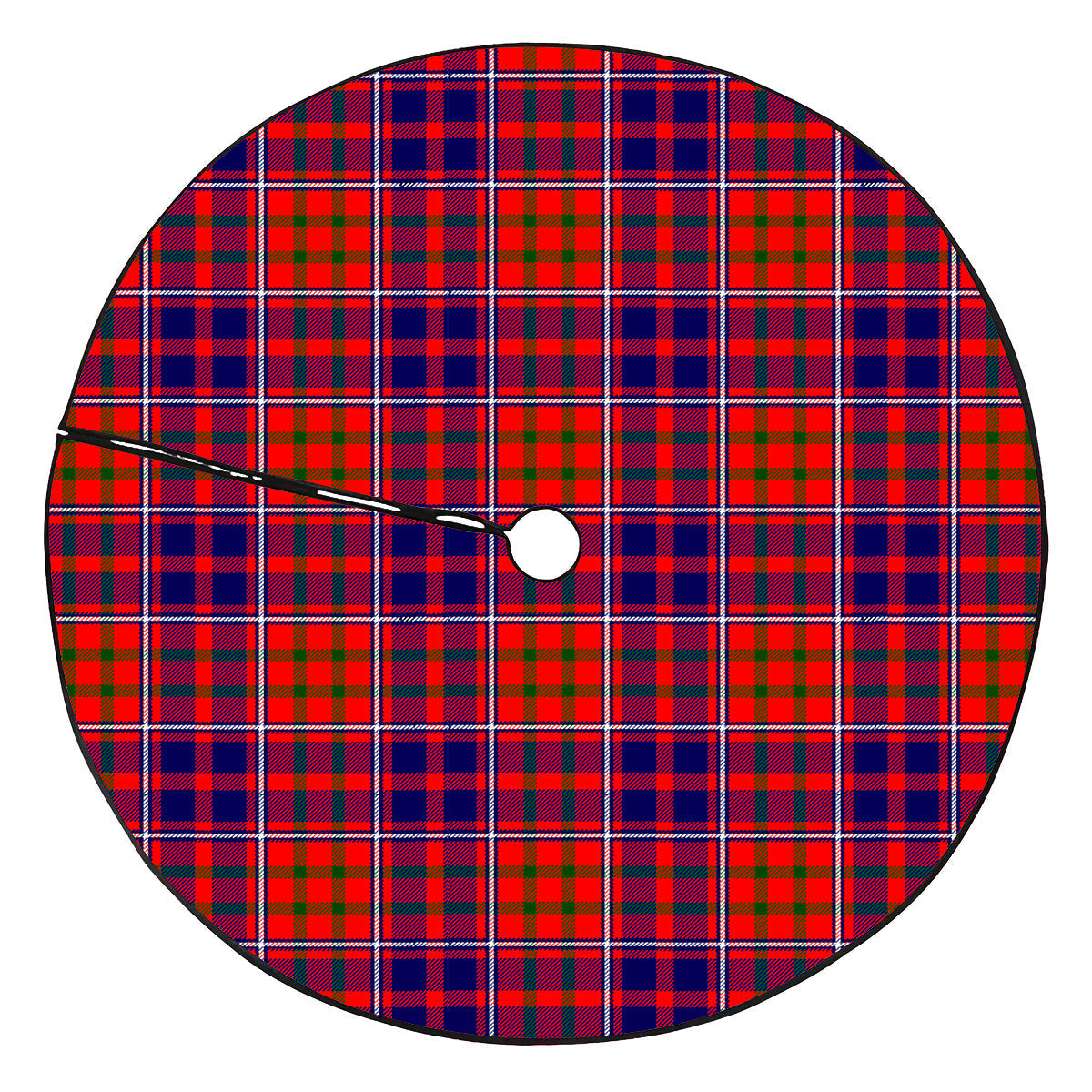 Cameron of Lochiel Modern Tartan Plaid Christmas Tree Skirt