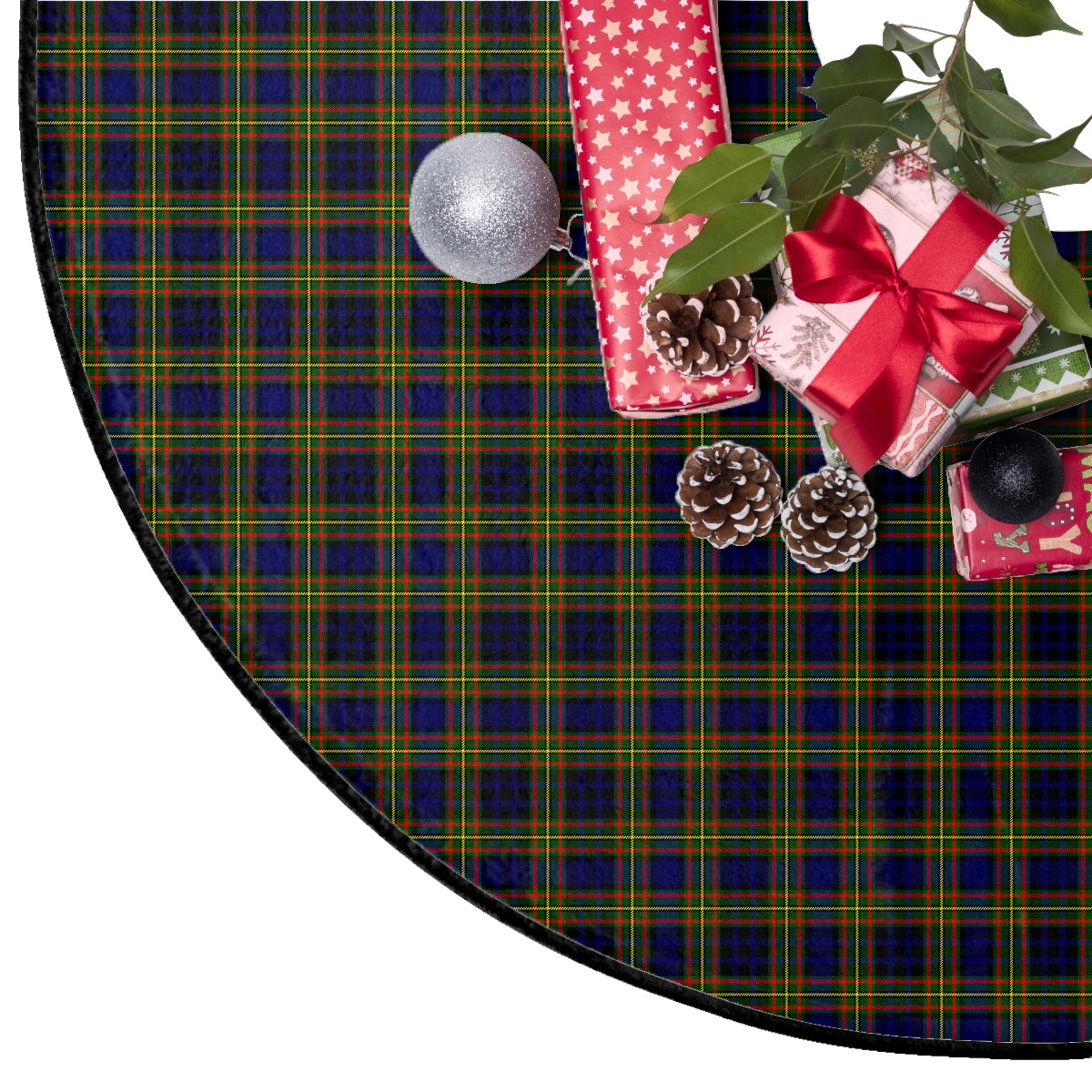 Clelland Modern Tartan Plaid Christmas Tree Skirt