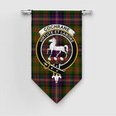 Cochrane Modern Tartan Crest Gonfalon