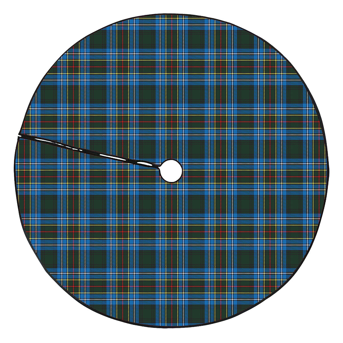 Cockburn Modern Tartan Plaid Christmas Tree Skirt