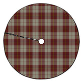 Cunningham Burgundy Dancers Tartan Plaid Christmas Tree Skirt
