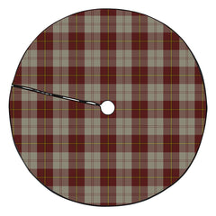 Cunningham Burgundy Dancers Tartan Plaid Christmas Tree Skirt