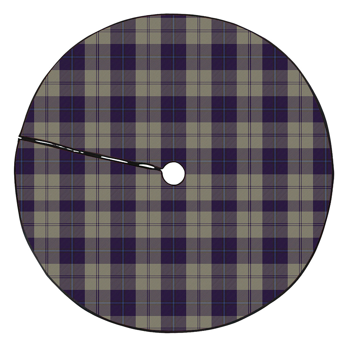 Cunningham Dress Blue Dancers Tartan Plaid Christmas Tree Skirt