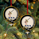 Dalmahoy Tartan Crest Wood Acrylic Ornament