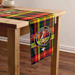 Dewar Tartan Crest Table Runner
