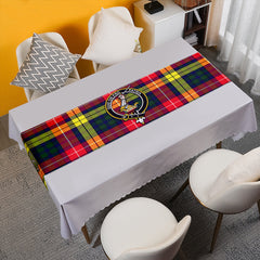 Dewar Tartan Crest Table Runner