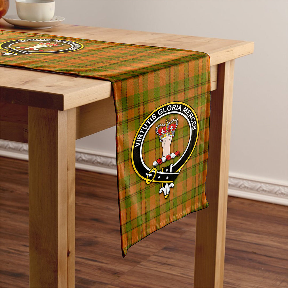 Donachie of Brockloch Hunting Modern Tartan Crest Table Runner