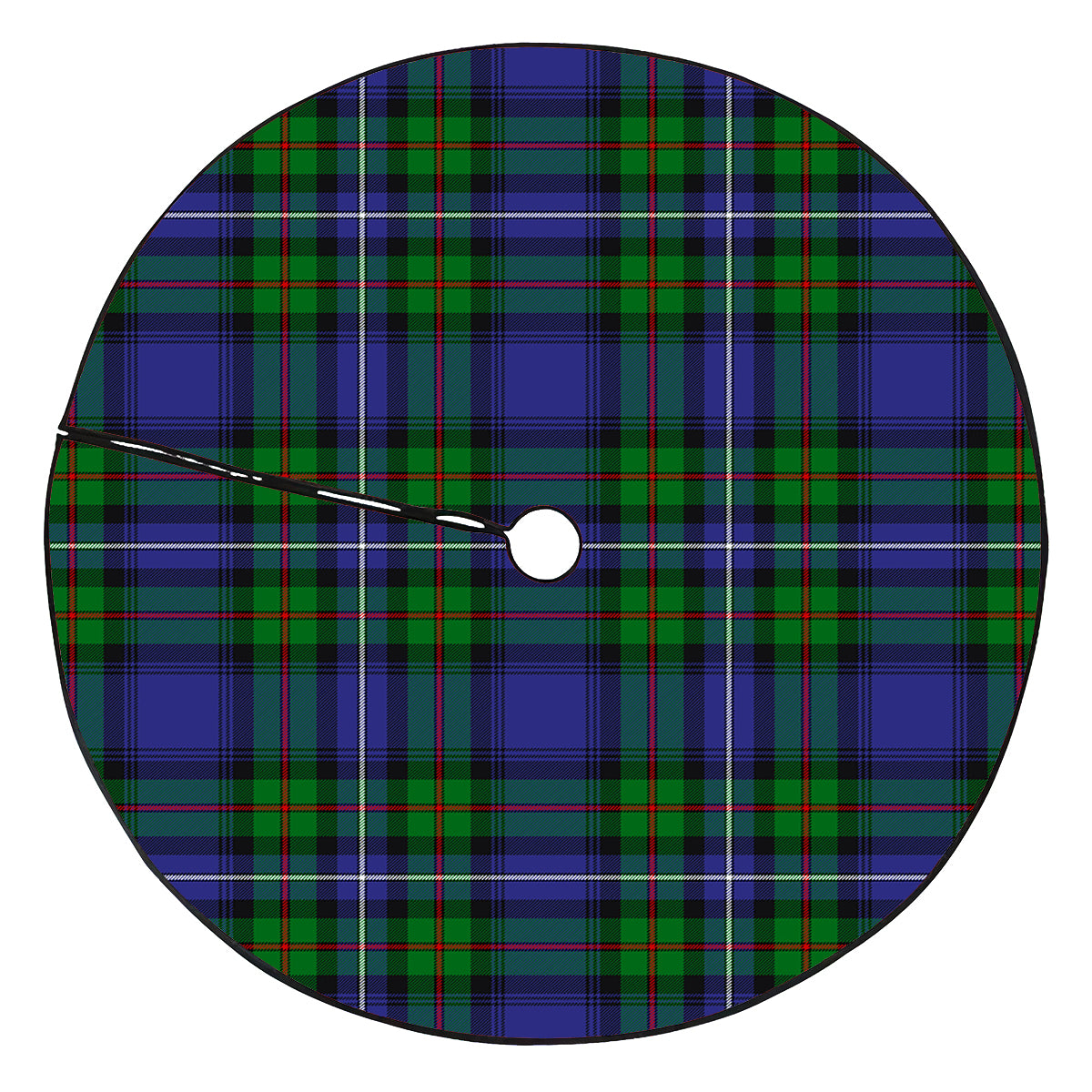 Donnachaidh Tartan Plaid Christmas Tree Skirt