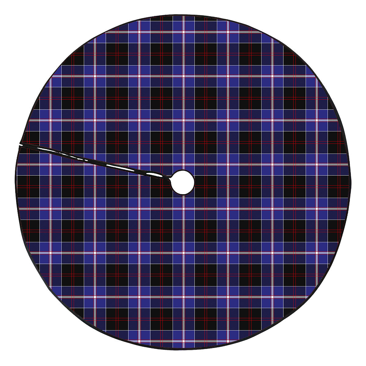 Dunlop Modern Tartan Plaid Christmas Tree Skirt