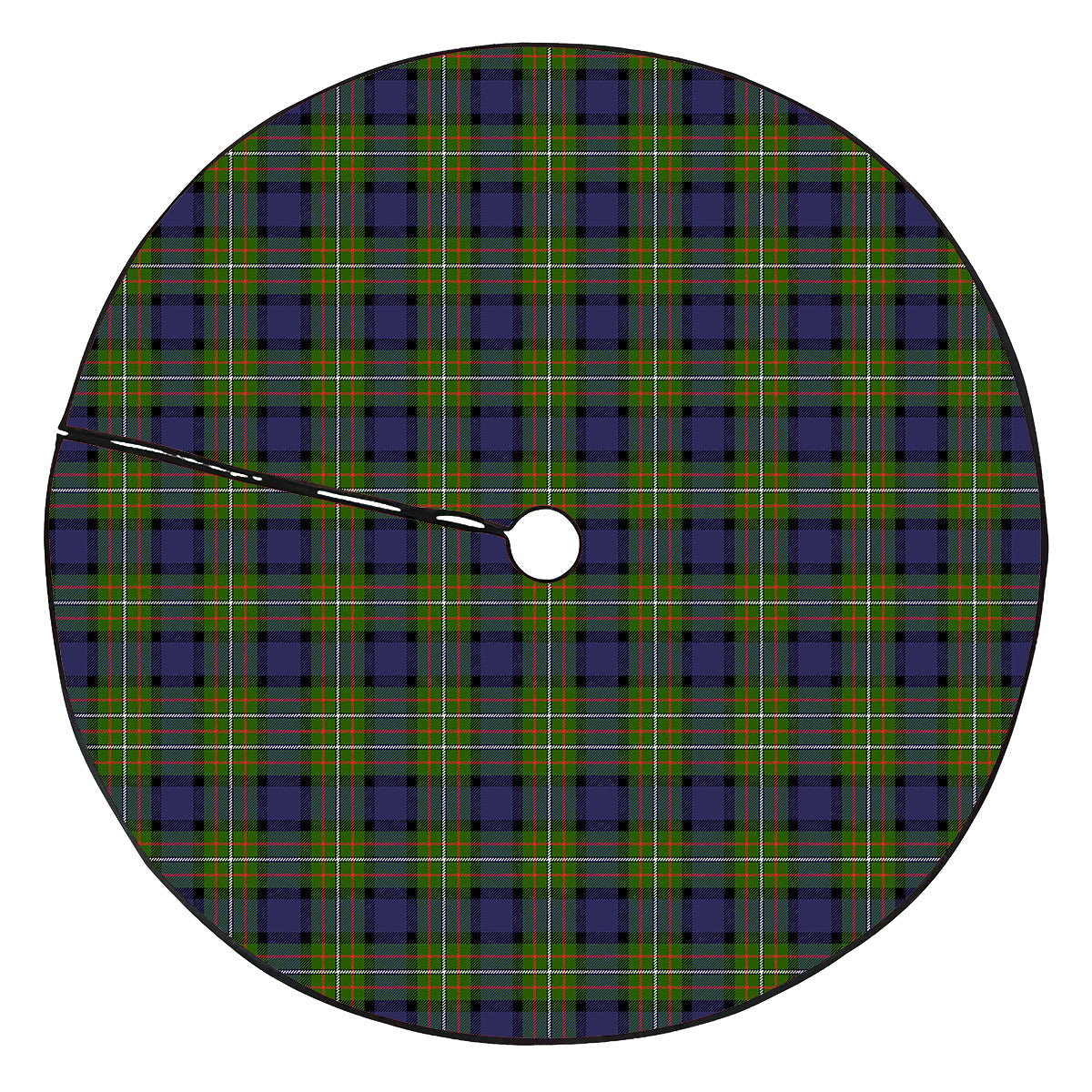 Ferguson Modern Tartan Plaid Christmas Tree Skirt