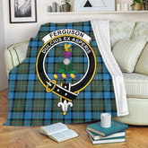 Fergusson Ancient Tartan Crest Premium Blanket