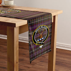 Forbes of Druinnor Weathered Tartan Crest Table Runner