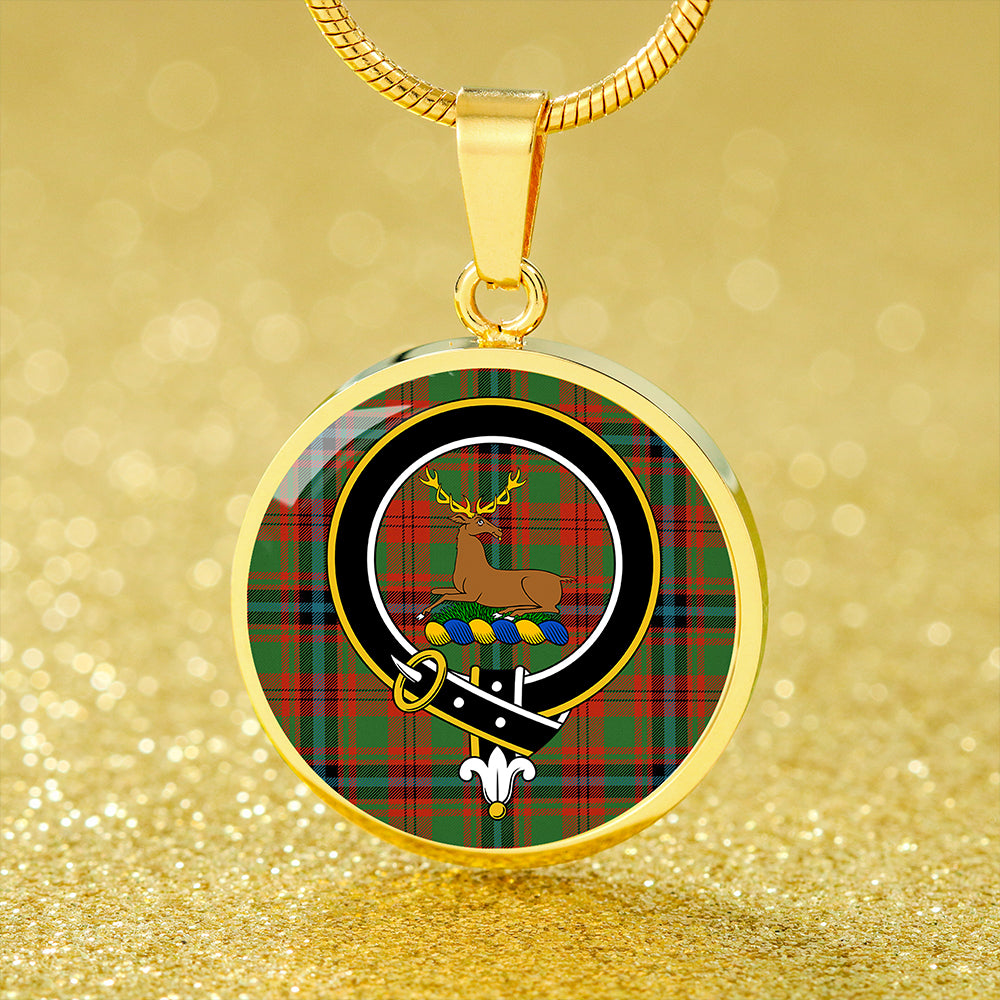 Fulton 1999 Ancient Tartan Crest Circle Necklace