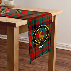 Fulton 1999 Modern Tartan Crest Table Runner