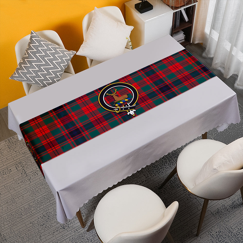 Fulton 1999 Modern Tartan Crest Table Runner