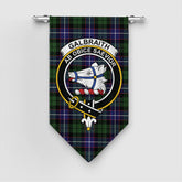 Galbraith Modern Tartan Crest Gonfalon