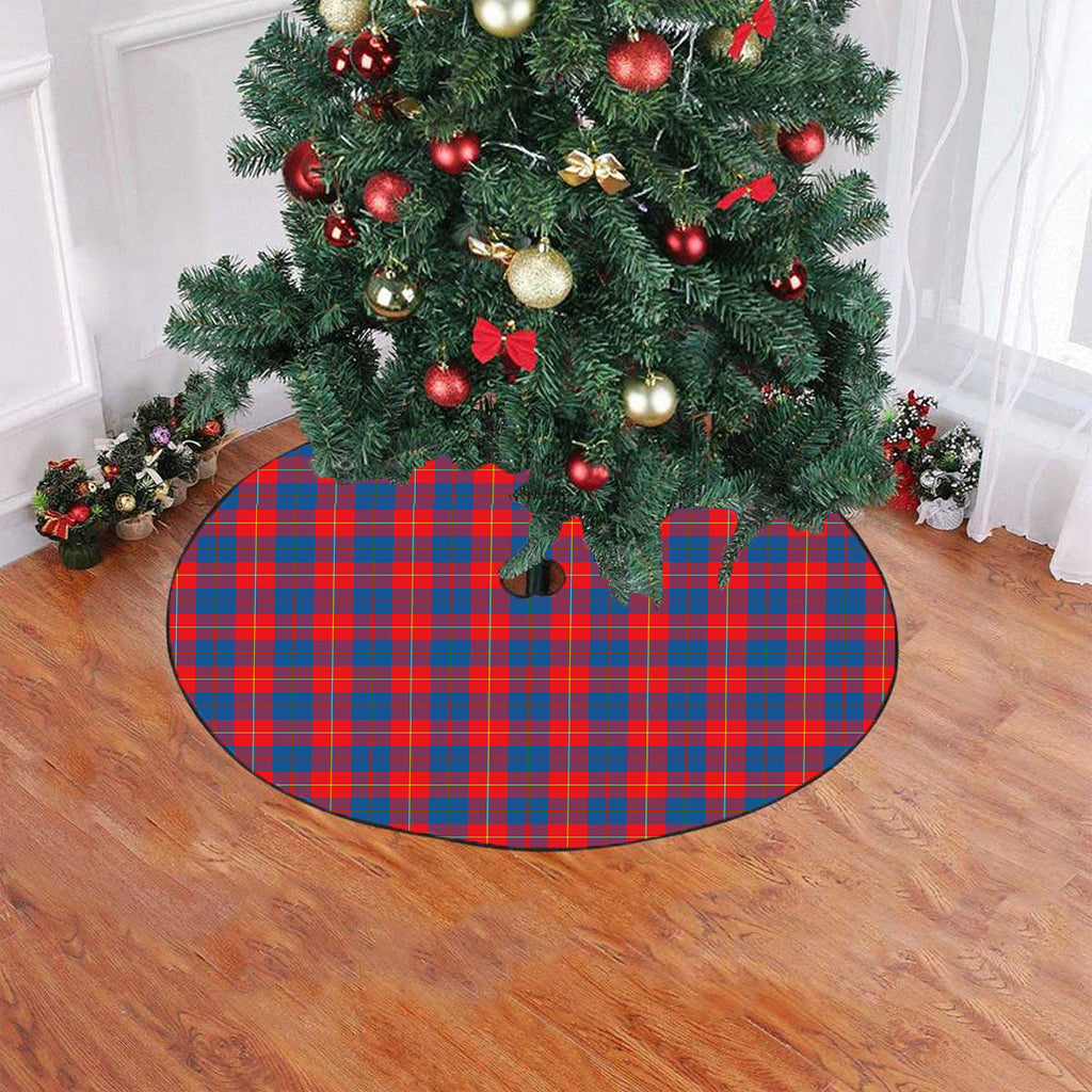 Galloway Red Tartan Plaid Christmas Tree Skirt
