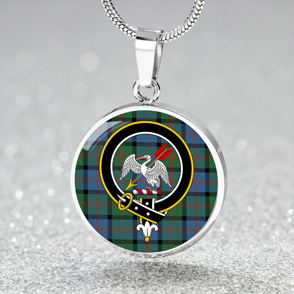 Gammell 1978 Ancient Tartan Crest Circle Necklace