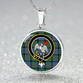 Gammell 1978 Ancient Tartan Crest Circle Necklace
