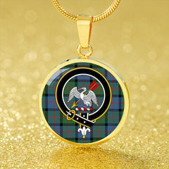Gammell 1978 Ancient Tartan Crest Circle Necklace