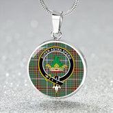 Gayre Ancient Tartan Crest Circle Necklace