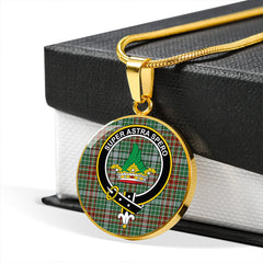 Gayre Ancient Tartan Crest Circle Necklace