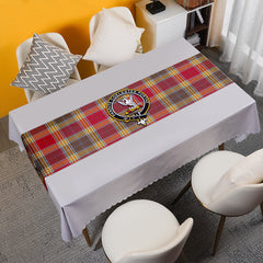 Gibson (Gibbs) Weathered Tartan Crest Table Runner