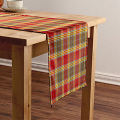 Gibson (Gibbs) Weathered Tartan Crest Table Runner