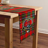 Gillespie Modern Tartan Crest Table Runner