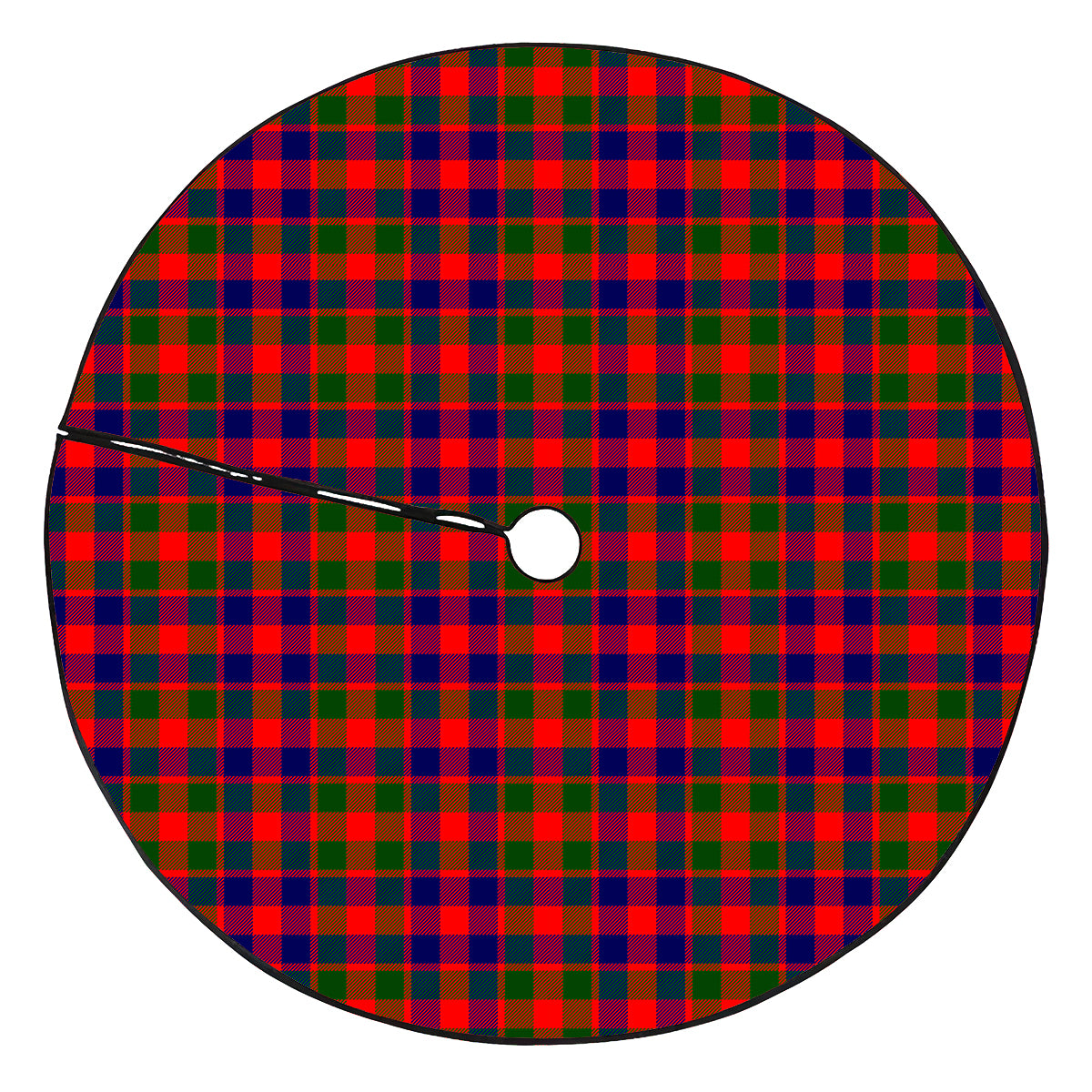 Gow Modern Tartan Plaid Christmas Tree Skirt
