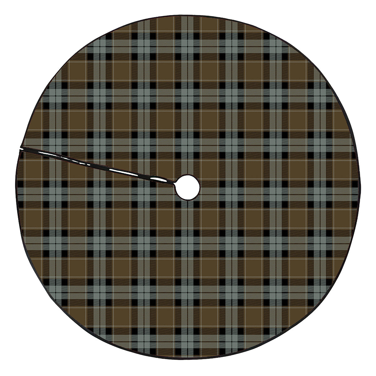 Graham of Menteith Weathered Tartan Plaid Christmas Tree Skirt