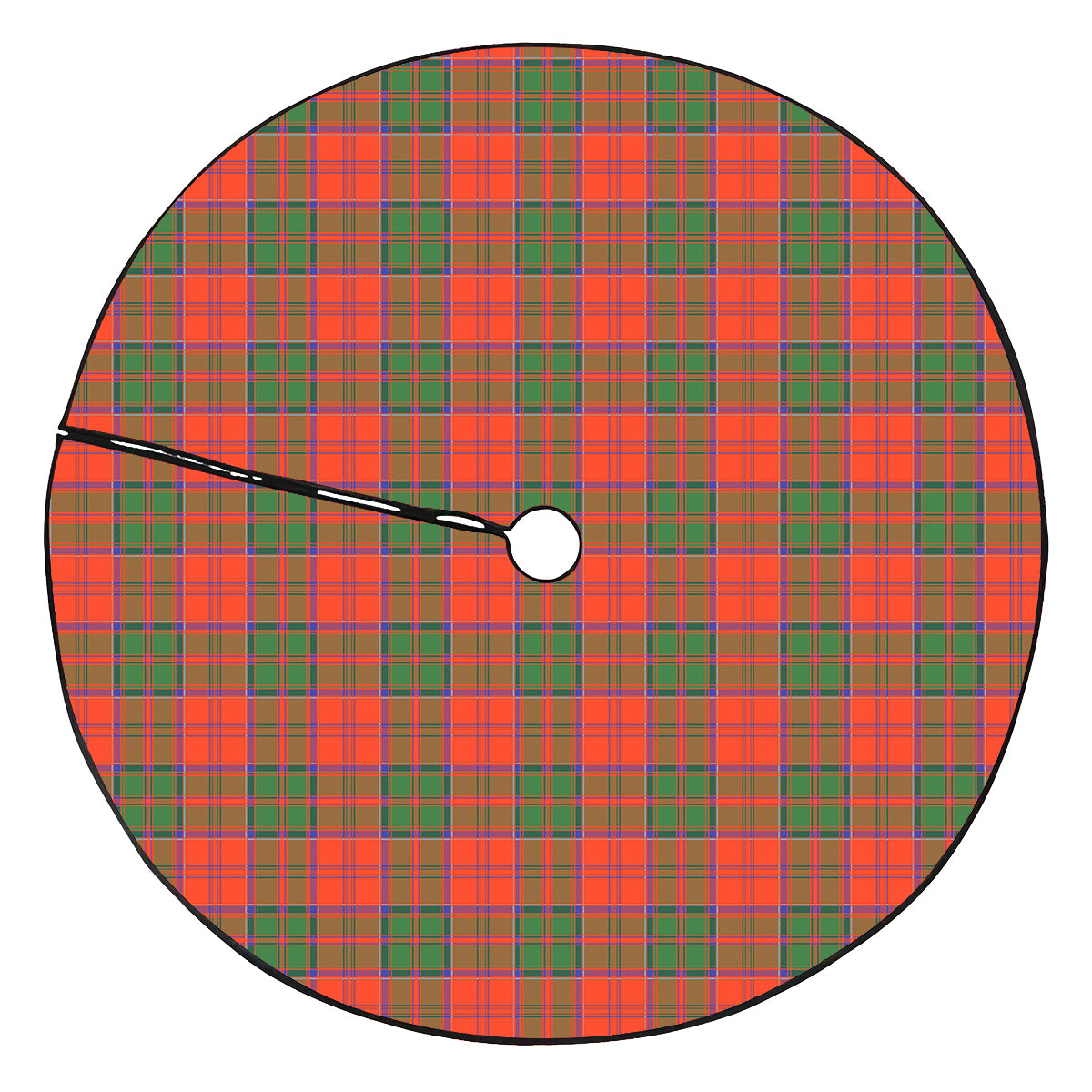 Grant Ancient Tartan Plaid Christmas Tree Skirt