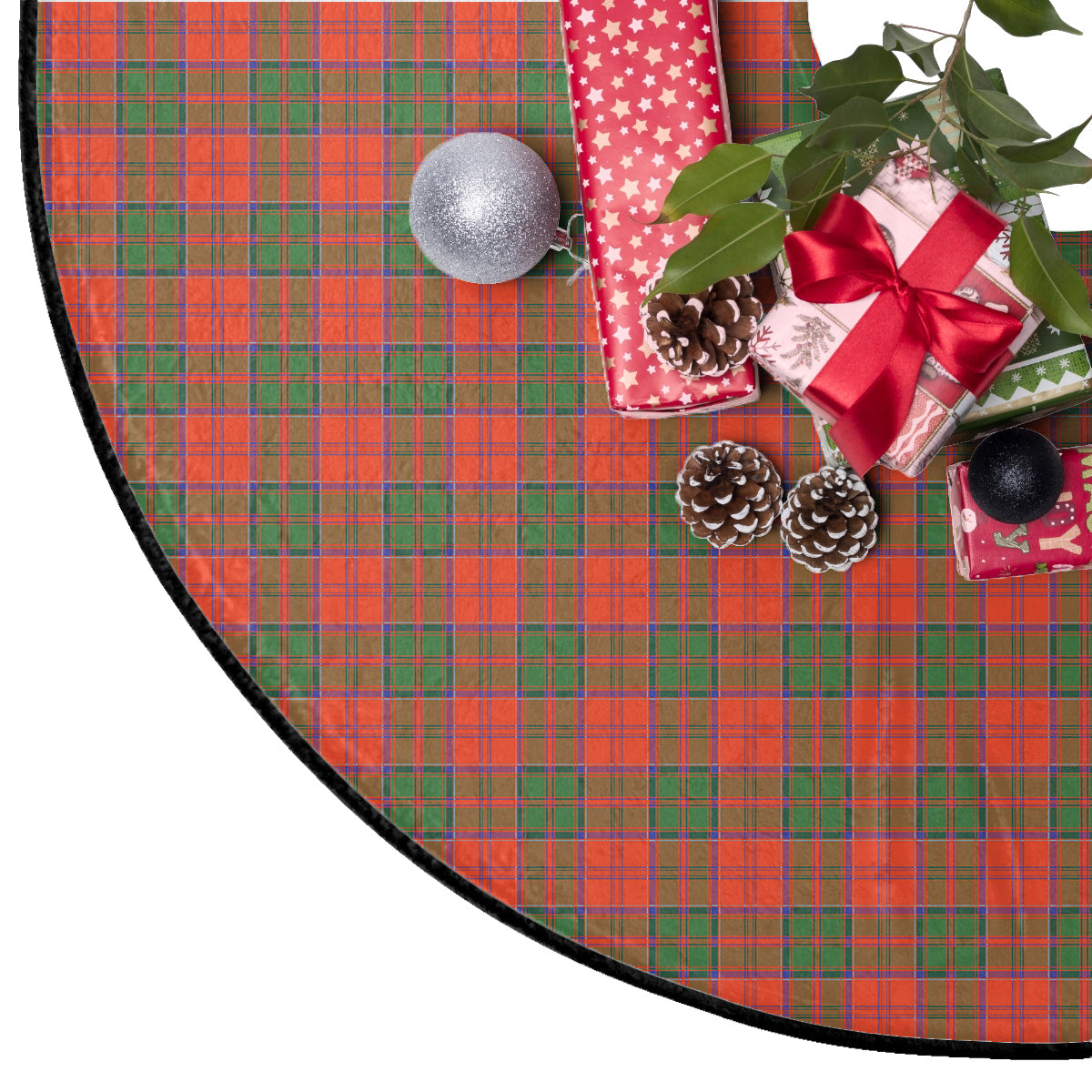 Grant Ancient Tartan Plaid Christmas Tree Skirt
