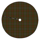 Gray Tartan Plaid Christmas Tree Skirt