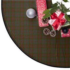 Gray Tartan Plaid Christmas Tree Skirt